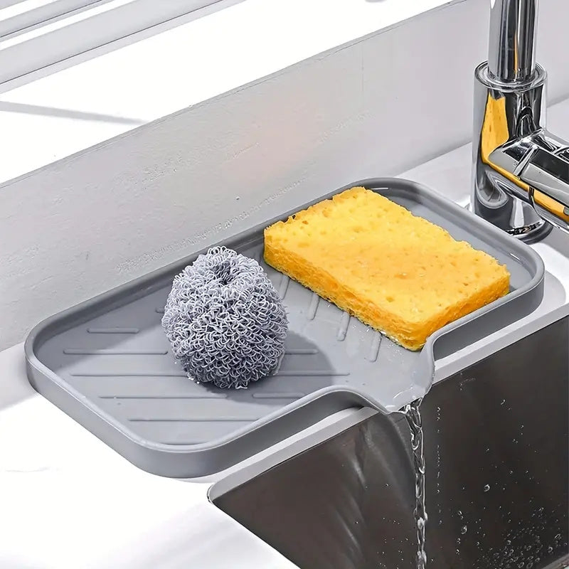 Kitchen Sink Silicone Tray with Drainage System