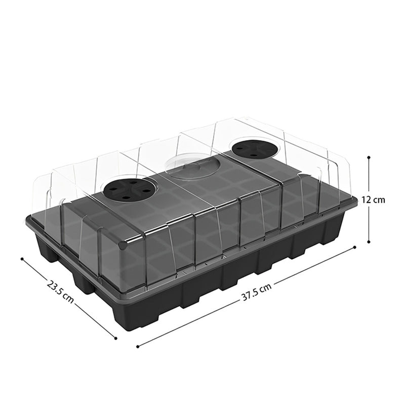 GREENHAVEN Seedling Trays Seed Starter Tray - 4 Pack, Adjustable Ventilation_7