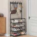 STORFEX 4-Tier 3-in-1 Coat Hanger and Shoe Rack - Organize Your Entryway with Style_2