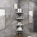 STORFEX 4 Layer Corner Shower Caddy, Adjustable Shower Shelf_1