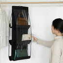 6-Pocket Foldable Hanging Organizer for Handbags