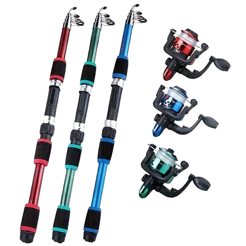 Complete Fishing Travel Pole Kit