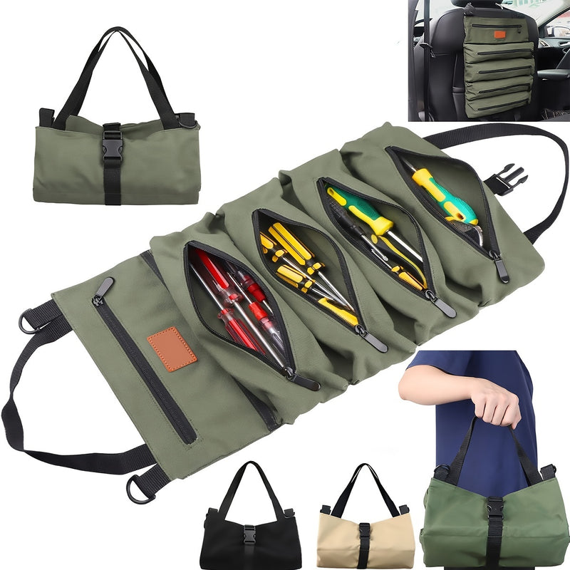 Multi-Purpose Canvas Roll Up Tool Bag