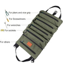 Multi-Purpose Canvas Roll Up Tool Bag