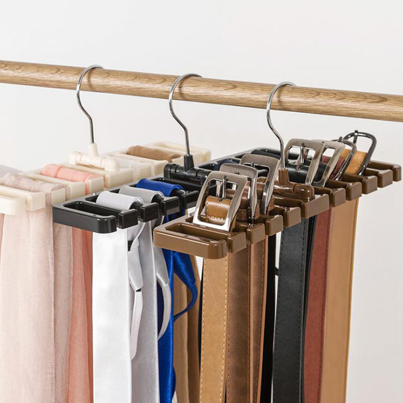 Tie Hanger Wardrobe Belt Rotating Organizer Rack