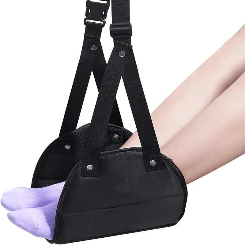 Office Hanging Adjustable Simple Leg Hammock Travel Rest Foot Pad