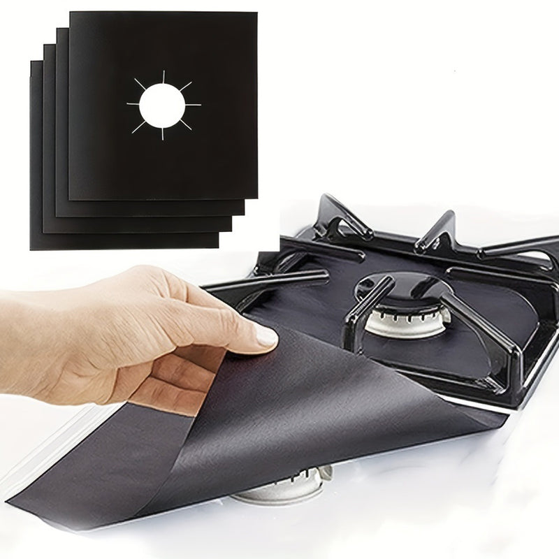 4-Piece Gas Stove Protector Set for Kitchen Cookware