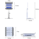 360° Rotating Aluminum Tablet Stand