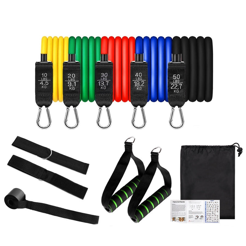 5-Piece Fitness Resistance Band Set
