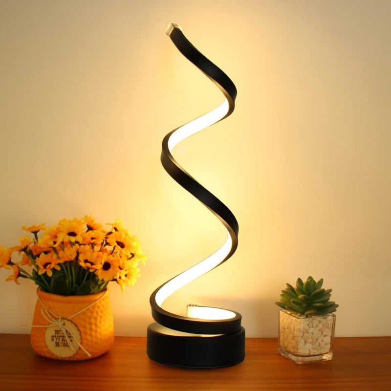 Modern Spiral Dimmable LED Table Lamp