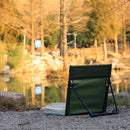 Foldable Camping Chair with Backrest Cushion