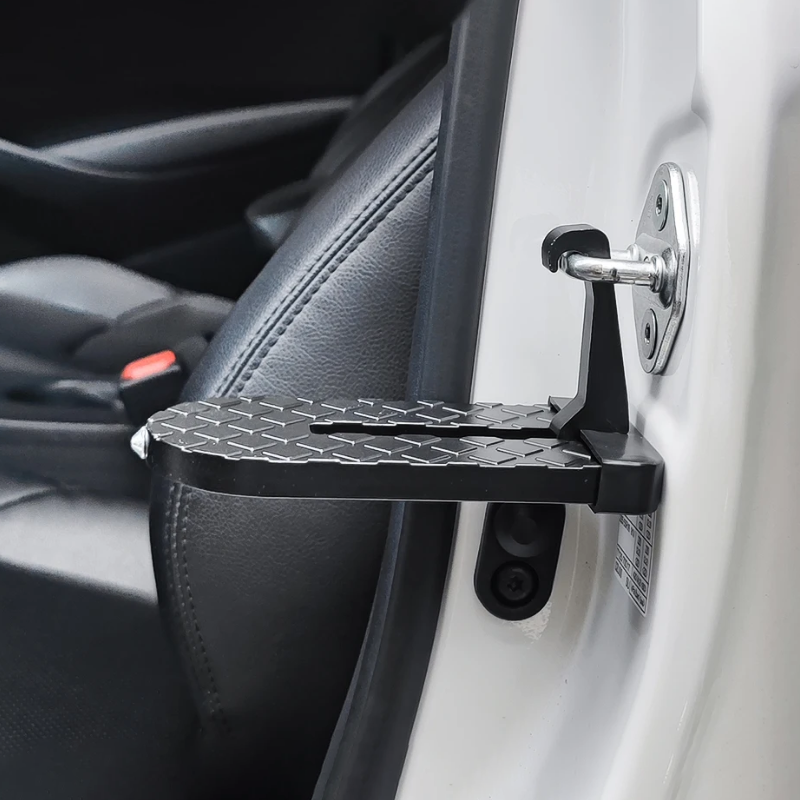Foldable Car Roof Rack Step Universal Latch Hook Auxiliary Foot Pedal