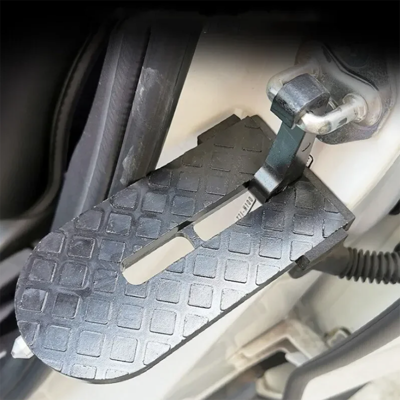 Foldable Car Roof Rack Step Universal Latch Hook Auxiliary Foot Pedal