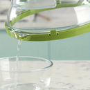 10 Inch Clear Microwave Splatter Cover with Water Steamer and Handle