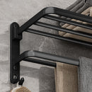 Wall Mount Foldable AluminumTowel Rack