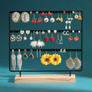Metal 3 Layers Jewelry Storage Earring Display Holder