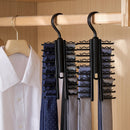360 Degree Rotating Household Adjustable Tie Storage Rack