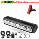 Waterproof Flashlight USB Charging Road Cycling Lamp