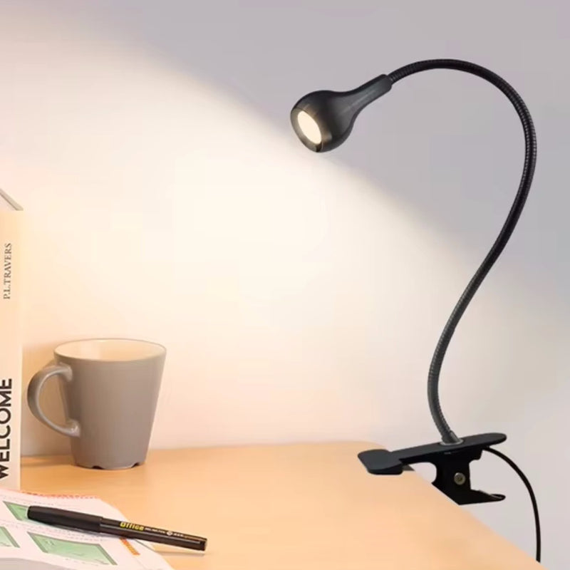 Flexible USB Power Reading Book Light With Holder Clip