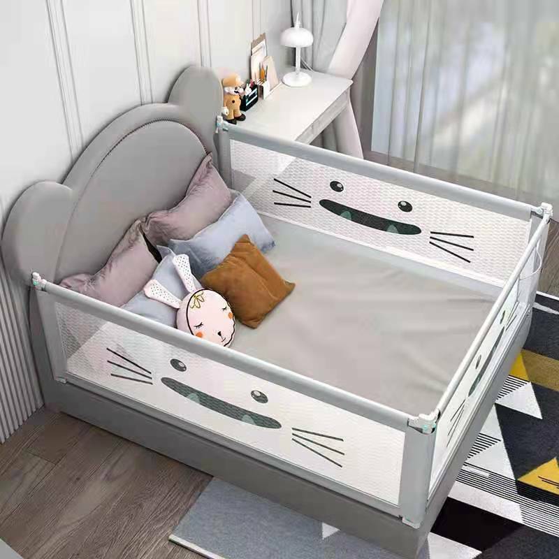 90CM Height Bed Rail BedRail Adjustable Folding Kids Safety Cot Guard Protecter