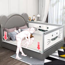 90CM Height Bed Rail BedRail Adjustable Folding Kids Safety Cot Guard Protecter