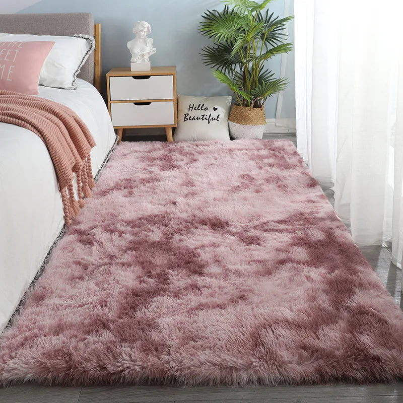 Soft Velvet Carpets Fluffy Anti-slip Home Decor Rugs