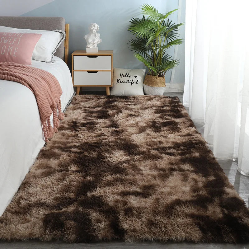 Soft Velvet Carpets Fluffy Anti-slip Home Decor Rugs