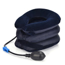 3 Layers Neck Corrector Air Inflatable Cervical Vertebra Traction Soft Brace Pillow