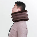 3 Layers Neck Corrector Air Inflatable Cervical Vertebra Traction Soft Brace Pillow