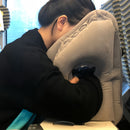 Portable Chin Support Inflatable Travel Neck Pillow Office Nap Rest Support Pillow