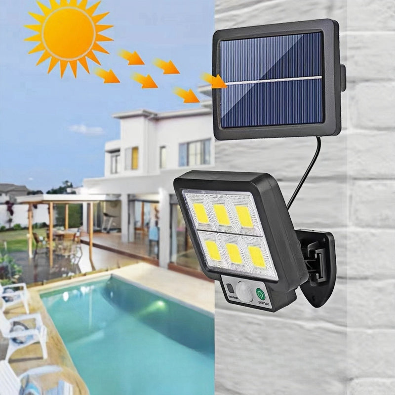 LED Solar Split Wall Waterproof Motion Sensor Lamp