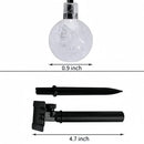 LED Solar Crystal Globe String Lights