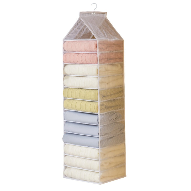 Wardrobe Hanging Storage Bag Cabinet Organizer