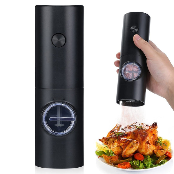 Coarseness Adjustable Refillable Electric Salt And Pepper Grinder