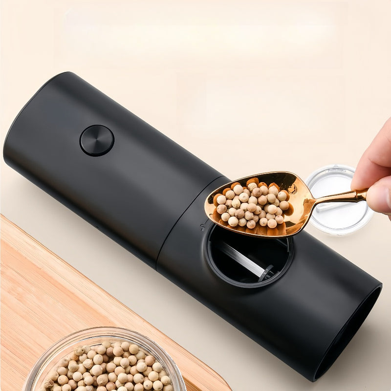 Coarseness Adjustable Refillable Electric Salt And Pepper Grinder