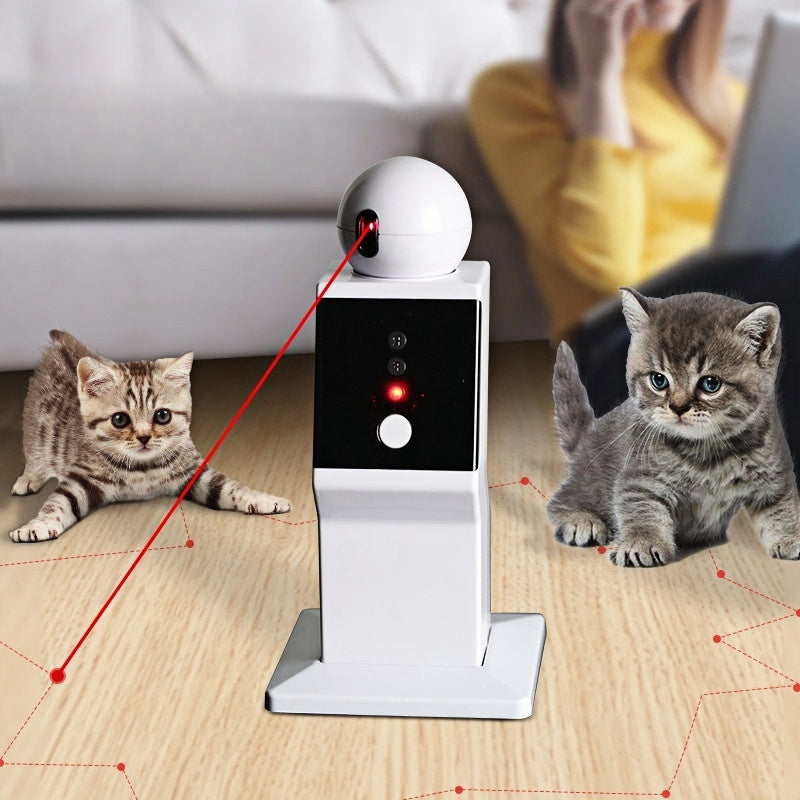 Random Moving Interactive Laser Cat Toy for Indoor