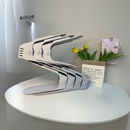 7 Pcs Double-Layer Integrated Adjustable Plastic Shoe Rack