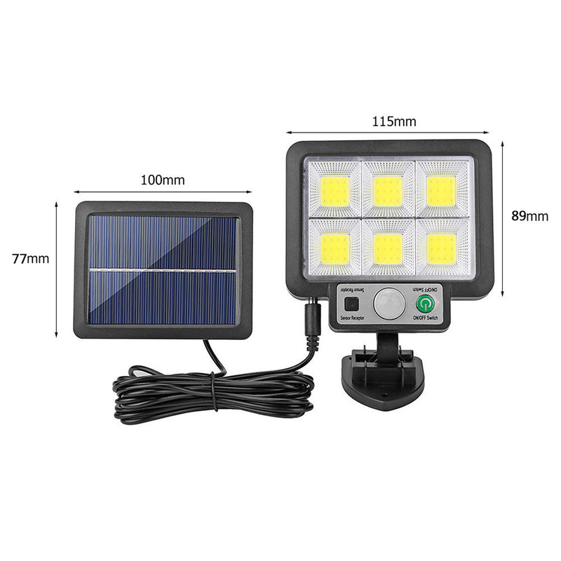 LED Solar Split Wall Waterproof Motion Sensor Lamp