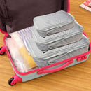 3Pcs Compressible Travel Storage Bag Suitcase Packing Cubes