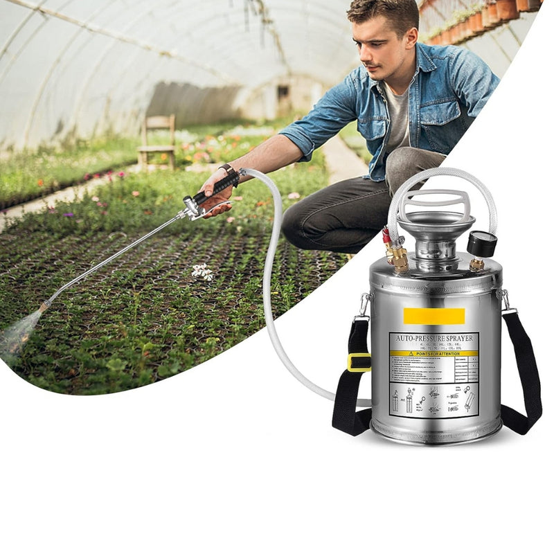 Stainless Steel Sprayer 6L Household Gardening and Floor Cleaning Sprayer_1