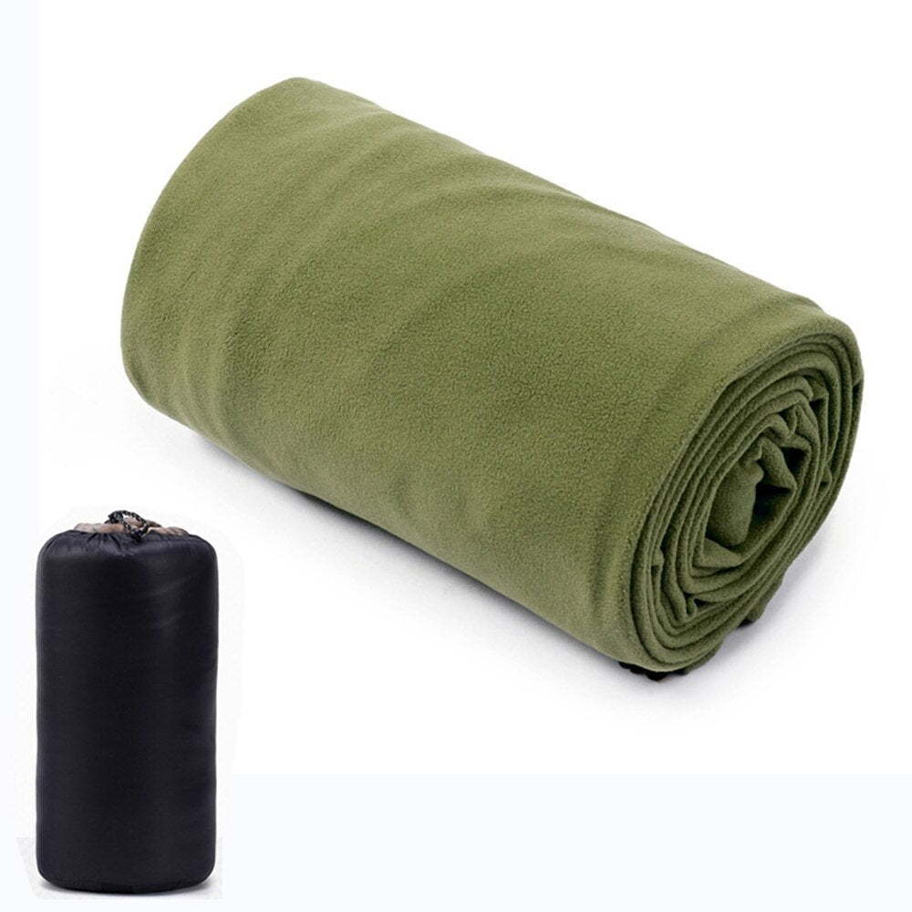 Ultra-Light Portable Fleece Sleeping Bag Liner for Outdoor Camping