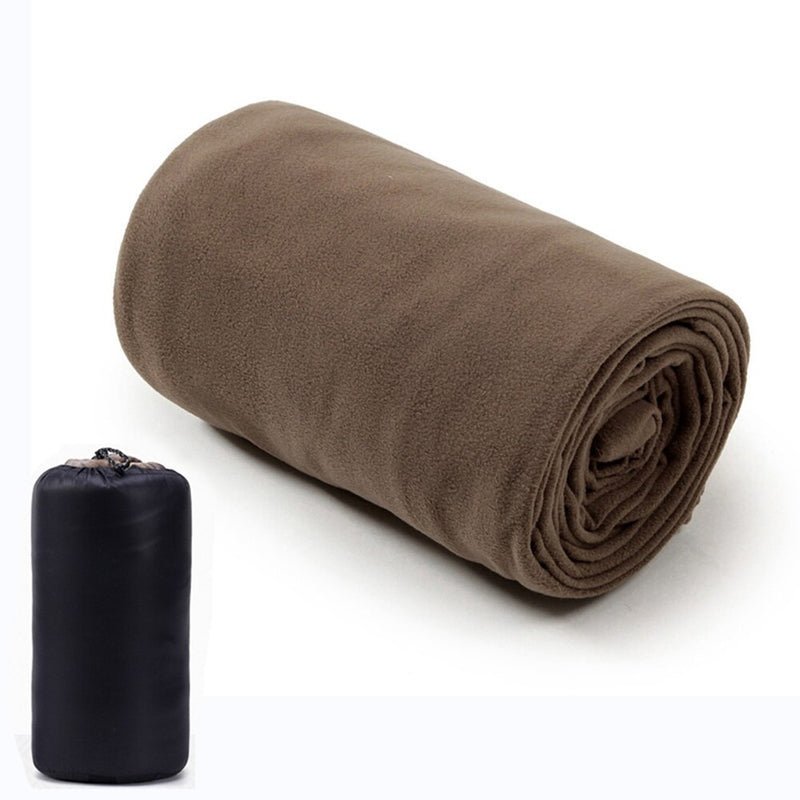 Ultra-Light Portable Fleece Sleeping Bag Liner for Outdoor Camping
