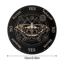 Wooden Moon and Star Pendulum Board for Metaphysical Healing and Divination