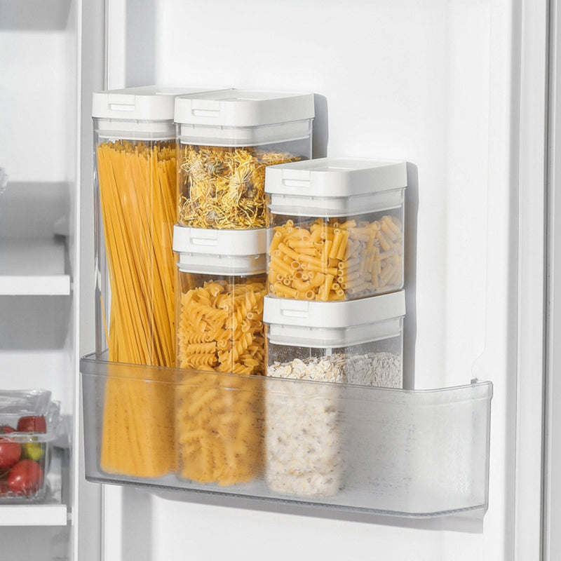 Pasta Storage Box Transparent Plastic Grain Seal Tank
