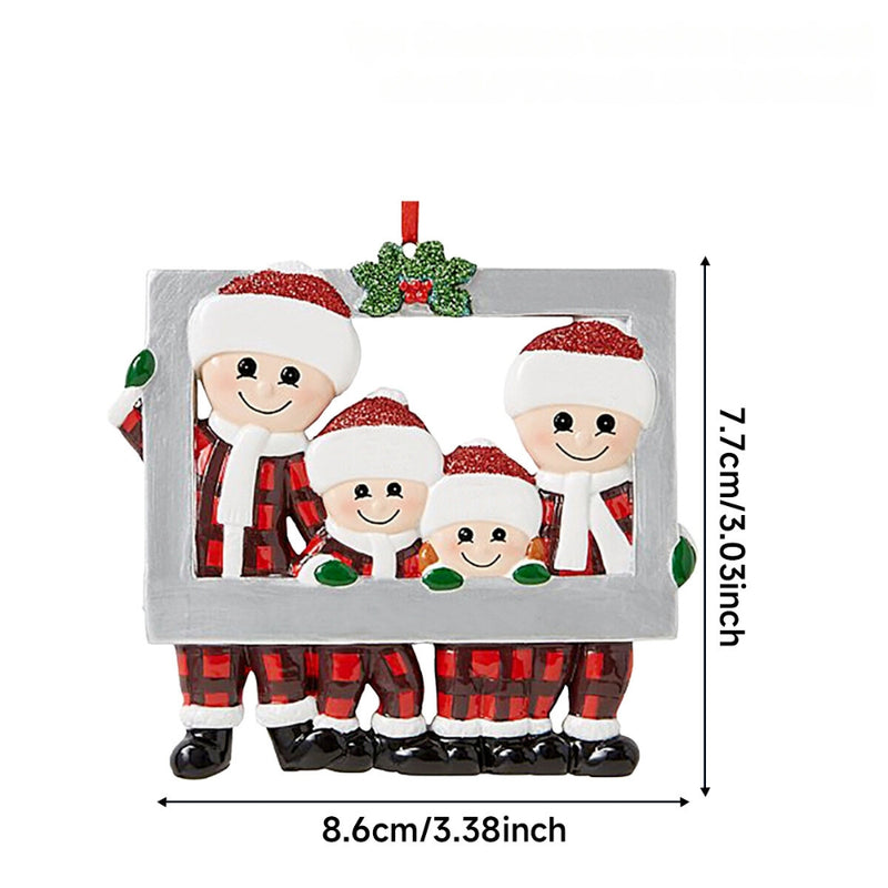 DIY  Christmas Family Pendant Decorations for Home