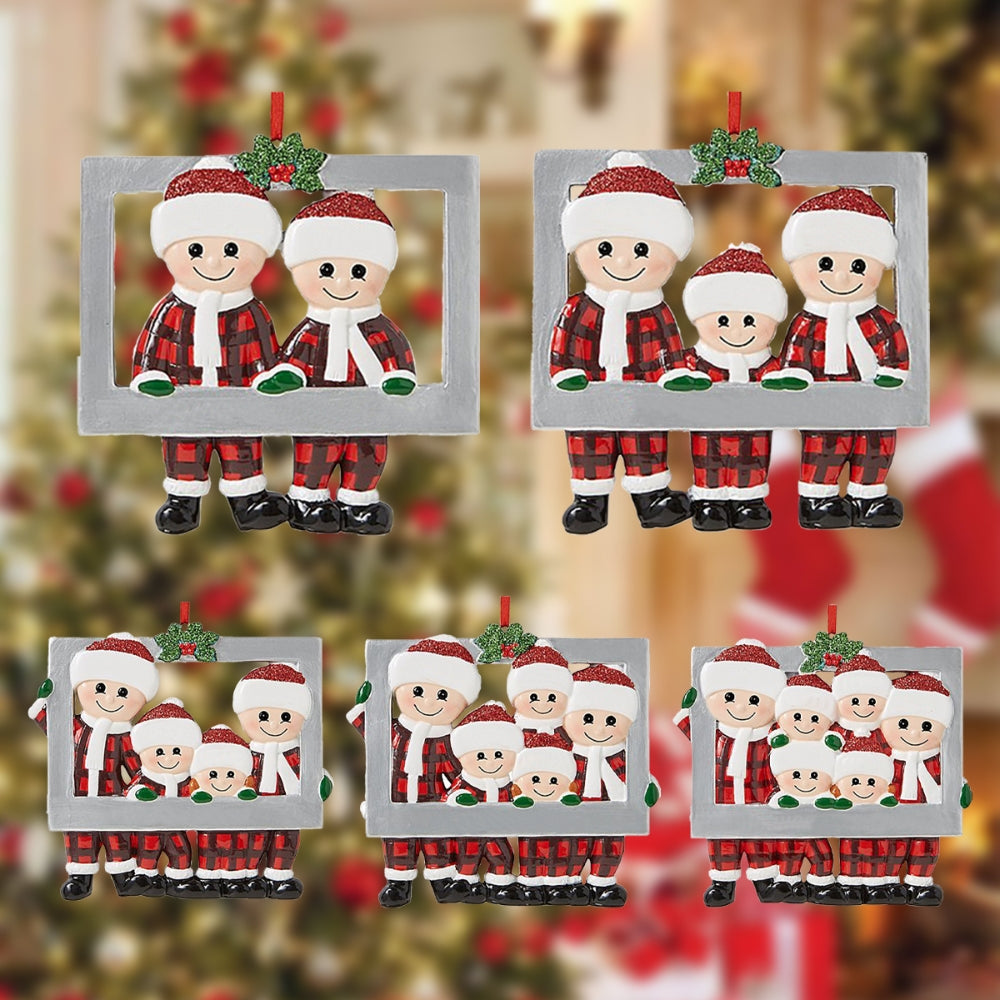 DIY  Christmas Family Pendant Decorations for Home