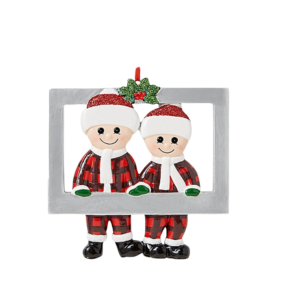 DIY  Christmas Family Pendant Decorations for Home