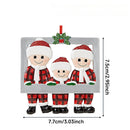DIY  Christmas Family Pendant Decorations for Home