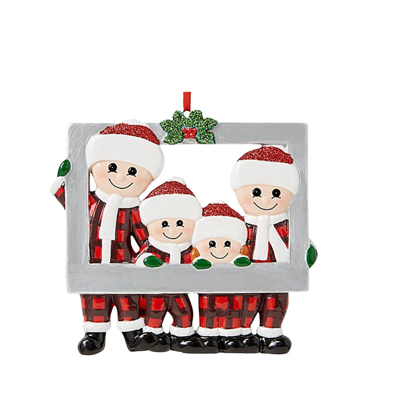 DIY  Christmas Family Pendant Decorations for Home