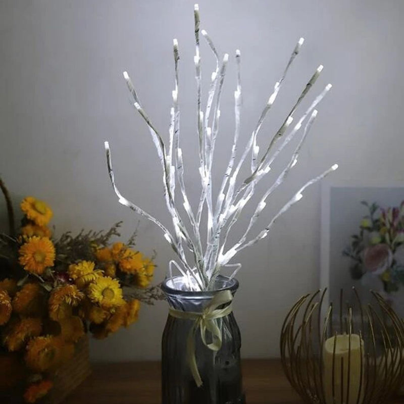 LED White Birch Branch Light for Festive Home and Wedding Decor